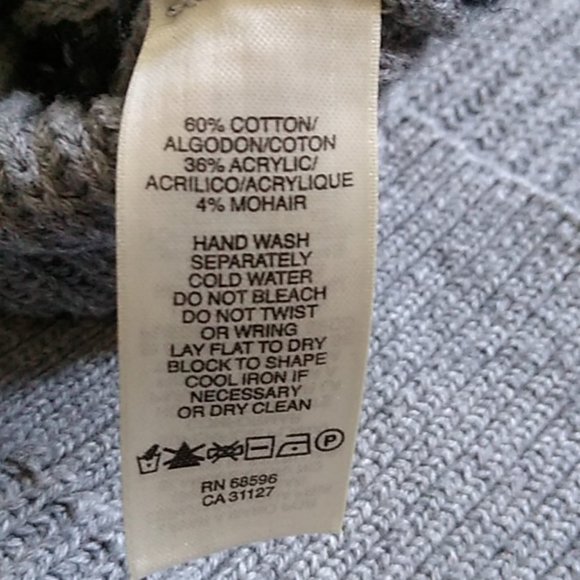 DKNY Jeans black and grey sweater - Picture 5 of 5